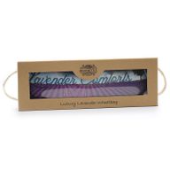Luxe Katoenen Tarwe Nekkussen in Cadeau Verpakking - Lavendel - Lavendelveld Print