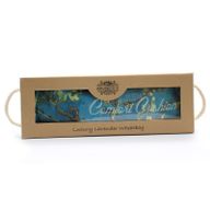 Luxe Katoenen Tarwe Nekkussen in Cadeau Verpakking - Lavendel - Bloesem Print