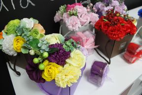 Zeep Bloemen Boeket - Lente Bloemen