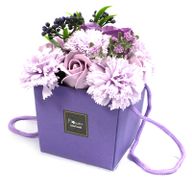 Soap Flower Bouquet - Lavender Rose & Carnation - SPECIAL