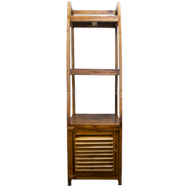 Handgemaakte Gerecycled Teak houten Display Unit met Onderkast