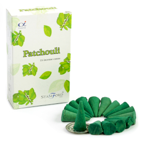 12x Stamford Premium Wierook Kegels - Patchouli