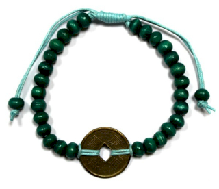 5x Good Luck Feng-Shui Armbanden - Groen