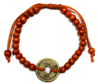 5x Good Luck Feng-Shui Bracelets - Oranje