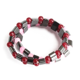 12x Magnetische Armbanden - Kleuren Serie - Gemengd - 6 Ontwerpen x 2