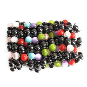 12x Magnetische Armbanden - Kleuren Therapie Serie - Gemengd - 6 Ontwerpen x 2