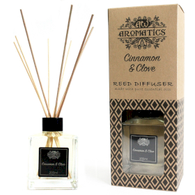 Pure Essentiële Oliën Reed Diffusers - Kaneel & Kruidnagel - 200ml