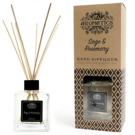 Pure Essentiële Oliën Reed Diffusers - Salie & Rozemarijn - 200ml