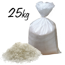Himalaya Badzout Korrel -  1 - 2mm -Wit - 25kg Zak
