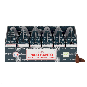 6x Satya Backflow Dhoop Kegels - Palo Santo (24st)