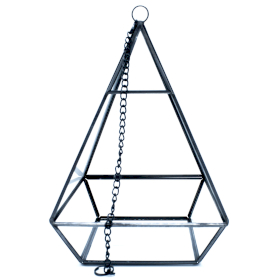 Glazen Terrarium - Grote Piramide