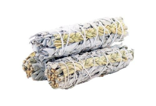 Smudge Stick/Bundel - Witte Salie & Sweetgrass - 10cm