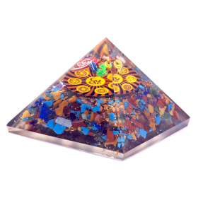 Orgonite Piramide - Large - 70mm - Om Chakra