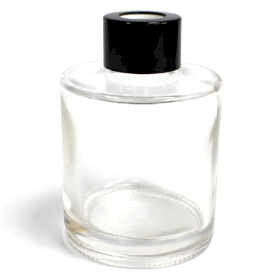 6x Glazen Diffusie Fles met Dop - Ovaal 120ml - Kleur Transparant