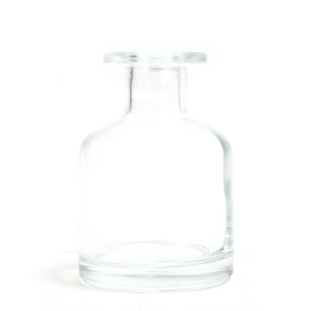 6x Glazen Alchimist Diffusie Fles - Ovaal 140 ml - Kleur Transparant