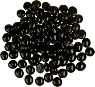 Glass Pebbles - Gewoon Zwart Pak van 5kg