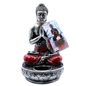 Boeddha Kaarshouder - Medium - Red
