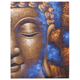 Boeddha Schilderij - Koper Gezicht