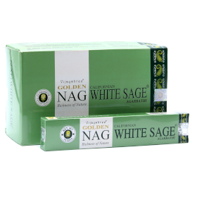 12x Golden Nag 15 gr Wierook - Witte Salie