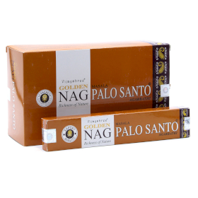 12x Golden Nag 15 gr Wierook - Palo Santo