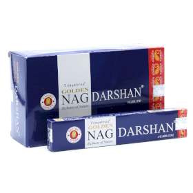 12x Golden Nag 15 gr Wierook - Darshan