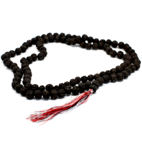 3x 108 Rudraksha Mala - Donker