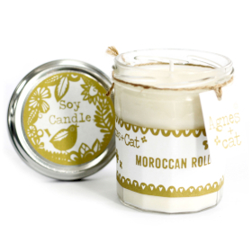 220g Sojawas Kaars in Jampot  - Moroccan Roll