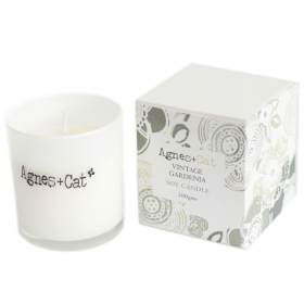 200g Sojawas Geurkaars in Geschenkdoos - Vintage Gardenia