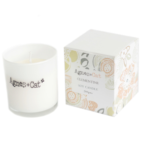 200g Sojawas Geurkaars in Geschenkdoos - Clementine