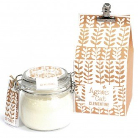 Sojawas Kaars in Kilner Jar - 400g - Clementine