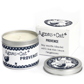 200g Sojawas Kaars in Blik met Geschenkdoos- Provence