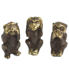 Aapjes - See No, Hear No, Speak No Evil - Set van 3