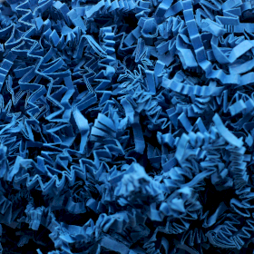 SizzlePak Zigzag Papiersnippers - Blauw - 10kg