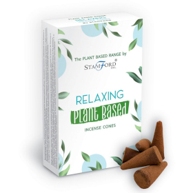6x Plant Based Incense Cones - Ontspannend