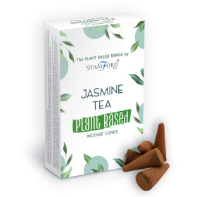 6x Plantaardige Wierookkegels - Jasmijn Thee