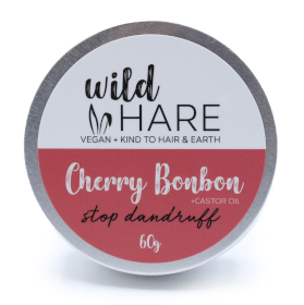 4x Wild Hare Shampoo Bar in Blik - 60gr - Kersen