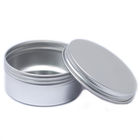 50x Aluminium Blikje met Schroefdeksel - 70x35mm - Inhoud 100ml