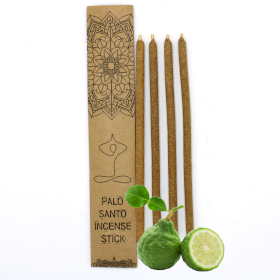 3x Palo Santo Lange Wierookstokjes - Bergamot