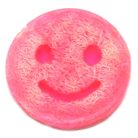 4x Smiley Face Scrub Zeep - Kauwgom