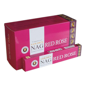 12x Golden Nag Wierook 15 gr  -Rode roos