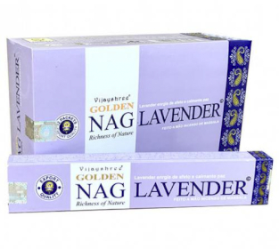 12x Golden Nag Wierook 15 gr - Lavendel