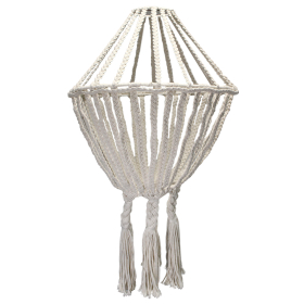 Macrame Lamp - Groot - Naturel