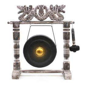 Kleine Gong in Standaard - 25cm - Zwart