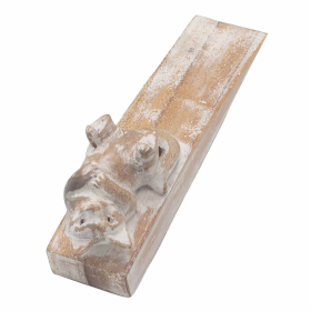 Hand carved Doorstop - Poes