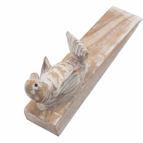 Hand carved Doorstop - Zeehond