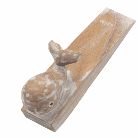 Hand carved Doorstop - Walvis