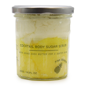 3x Geparfumeerde Suiker Body Scrub - Pinacolada - 300gr