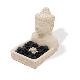 Boeddha Feng Shui Wierook (crème)