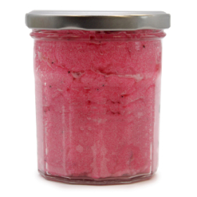 3x Geparfumeerde Suiker Body Scrub - Aardbeien Rum 300g - zonder etiket