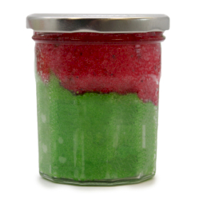 3x Geparfumeerde Suiker Body Scrub - Watermelon Daiquiri 300g - zonder etiket